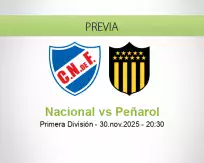 Nacional vs Peñarol