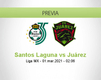 Pronóstico Santos Laguna Juárez (28 febrero 2021)