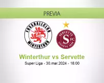Pronóstico Winterthur Servette (30 marzo 2024)