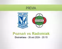 Pronóstico Poznań Radomiak (26 octubre 2024)