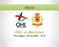 Pronóstico OHL Mechelen (30 marzo 2024)