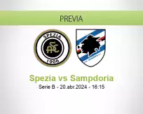 Pronóstico Spezia Sampdoria (20 abril 2024)