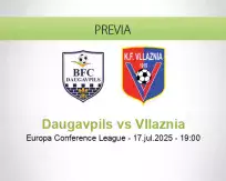 Pronóstico Daugavpils Vllaznia (17 julio 2025)
