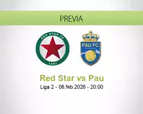 Pronóstico Red Star Pau (06 febrero 2026)