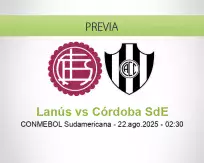 Pronóstico Lanús Córdoba SdE (21 agosto 2025)