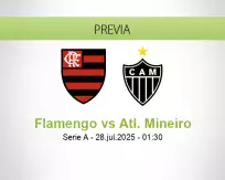 Pronóstico Flamengo Atl. Mineiro (27 julio 2025)