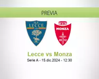 Pronóstico Lecce Monza (15 diciembre 2024)