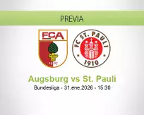 Pronóstico Augsburg St. Pauli (31 enero 2026)