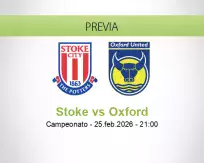 Pronóstico Stoke Oxford (25 febrero 2026)