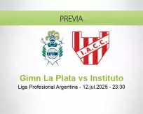 Pronóstico Gimn La Plata Instituto (12 julio 2025)