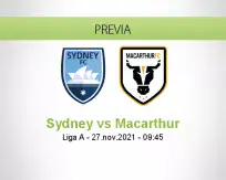 Pronóstico Sydney Macarthur (27 noviembre 2021)