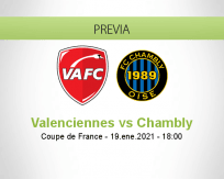 Pronóstico Valenciennes Chambly (19 enero 2021)