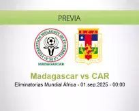 Pronóstico Madagascar CAR (04 septiembre 2025)