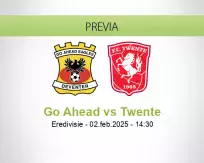 Pronóstico Go Ahead Twente (02 febrero 2025)