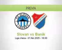 Pronóstico Slovan Baník (01 febrero 2025)