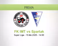 Pronóstico FK IMT Spartak (15 febrero 2025)