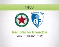 Pronóstico Red Star Grenoble (14 diciembre 2024)