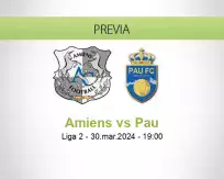 Pronóstico Amiens Pau (30 marzo 2024)