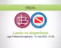 Lanús vs Argentinos
