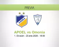 Pronóstico APOEL Omonia (23 enero 2026)