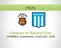 Caracas vs Racing Club