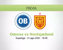 Pronóstico Odense Nordsjælland (31 agosto 2025)