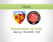 Kayserispor vs Fatih