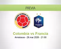 Colombia vs Francia