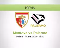 Pronóstico Mantova Palermo (11 enero 2026)