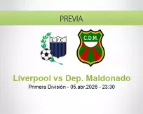 Pronóstico Liverpool Dep. Maldonado (05 abril 2026)