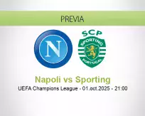 Pronóstico Napoli Sporting (01 octubre 2025)