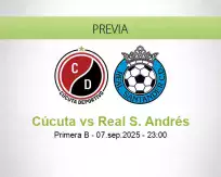 Pronóstico Cúcuta Real S. Andrés (07 septiembre 2025)