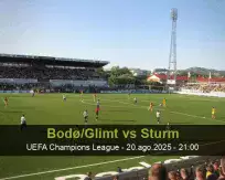 Pronóstico Bodø/Glimt Sturm (20 agosto 2025)