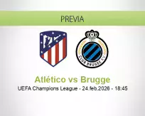 Atlético vs Brugge
