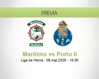 Pronóstico Marítimo Porto II (08 marzo 2026)