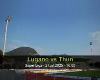 Pronóstico Lugano Thun (27 julio 2025)
