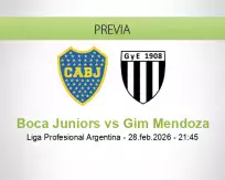 Boca Juniors vs Gim Mendoza