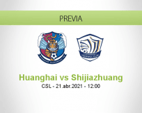 Pronóstico Huanghai Shijiazhuang (21 abril 2021)