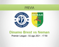 Pronóstico Dinamo Brest Neman (02 agosto 2021)