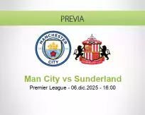 Man City vs Sunderland
