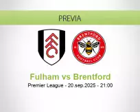 Pronóstico Fulham Brentford (20 septiembre 2025)