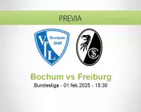 Pronóstico Bochum Freiburg (01 febrero 2025)