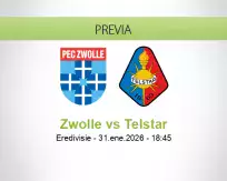 Pronóstico Zwolle Telstar (31 enero 2026)