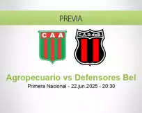 Pronóstico Agropecuario Defensores Bel (22 junio 2025)