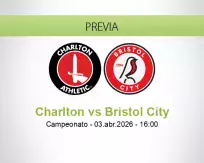 Pronóstico Charlton Bristol City (03 abril 2026)