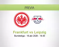 Pronóstico Frankfurt Leipzig (18 abril 2026)