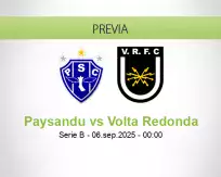 Pronóstico Paysandu Volta Redonda (05 septiembre 2025)