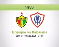 Pronóstico Brusque Itabaiana (04 agosto 2025)