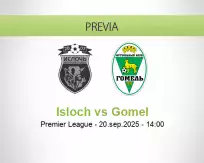 Pronóstico Isloch Gomel (20 septiembre 2025)