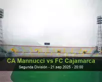 Pronóstico CA Mannucci FC Cajamarca (21 septiembre 2025)